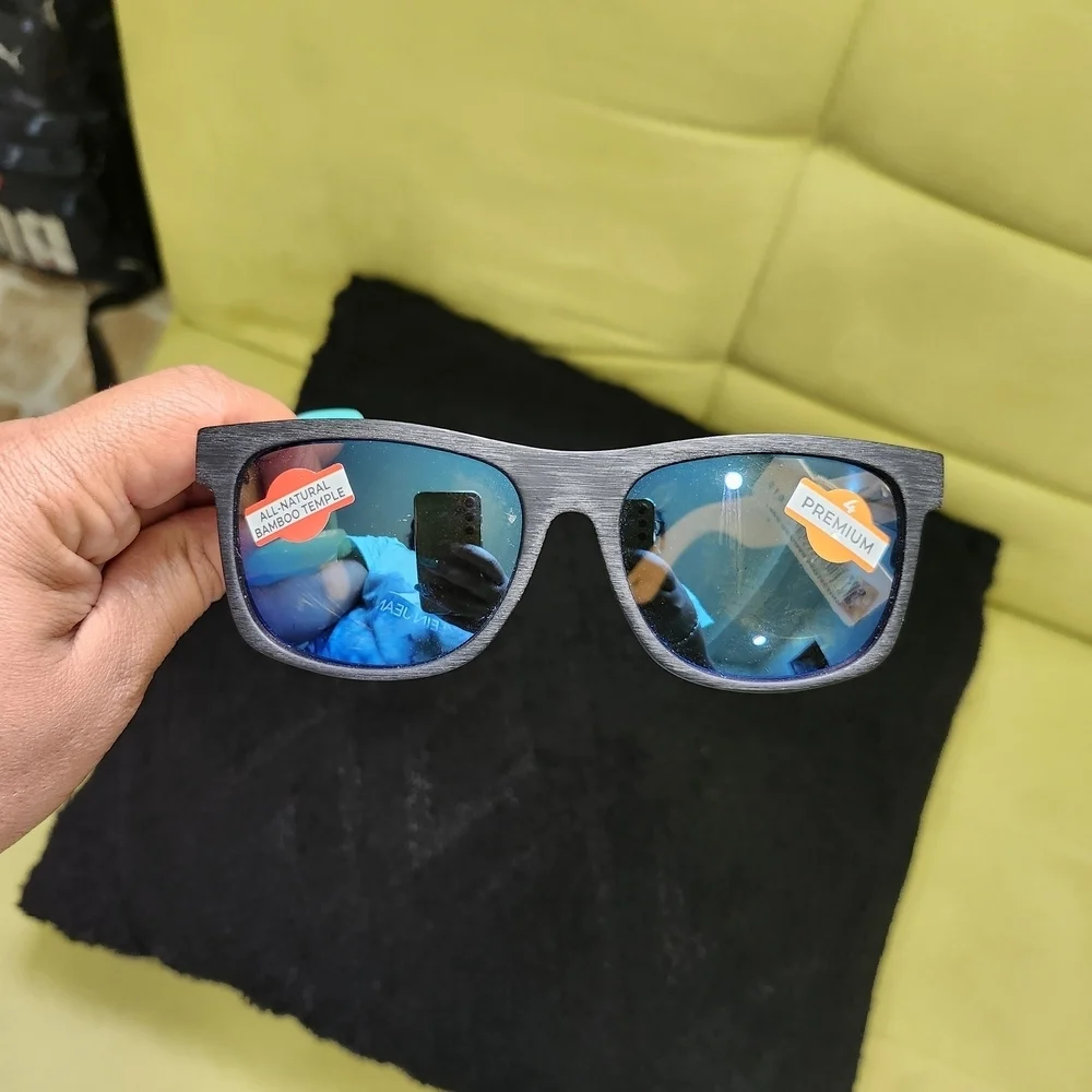 Stylish Black and Blue Sunglasses